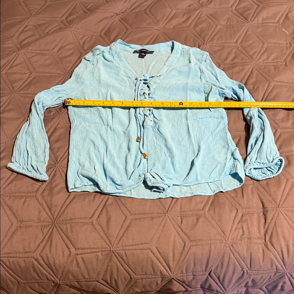 I.N.C. Light Blue Women's Top